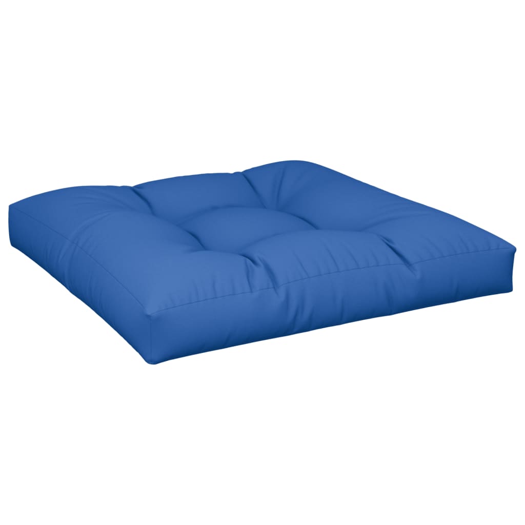 Coussin de palette 2 pièces Bleu roi Tissu