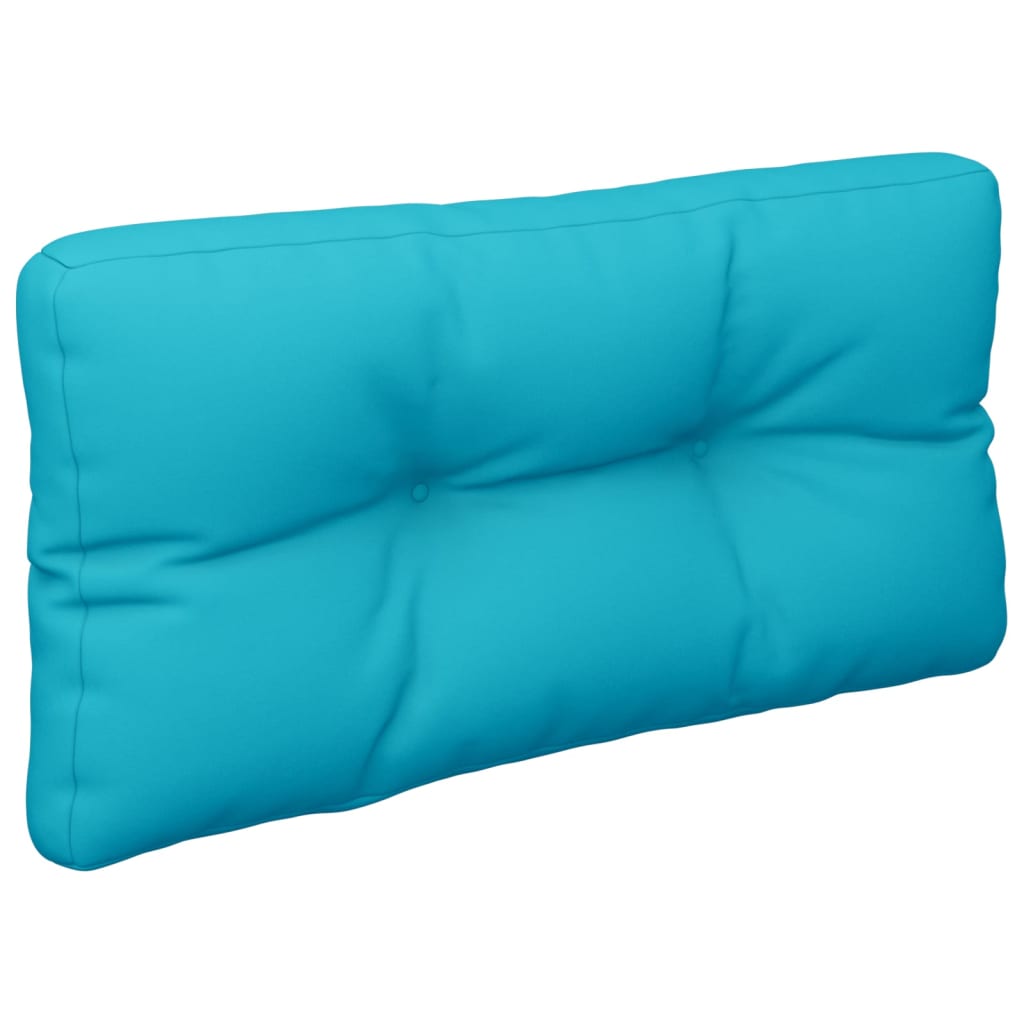 Coussin de palette 2 pièces Tissu turquoise