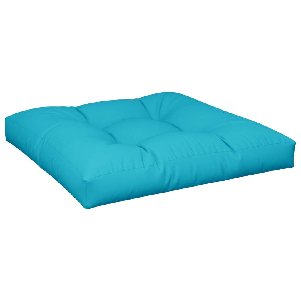 Coussin de palette 2 pièces Tissu turquoise