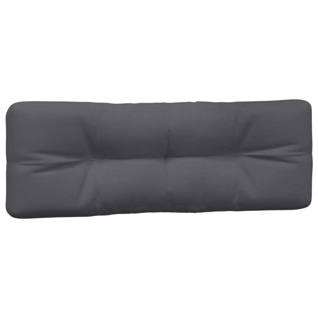 Coussin pour palette 2 pièces Tissu anthracite