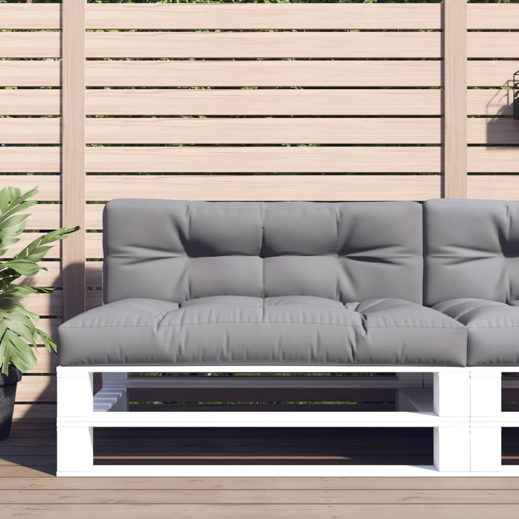 2-piece Pallet Cushion Set, Grey Fabric