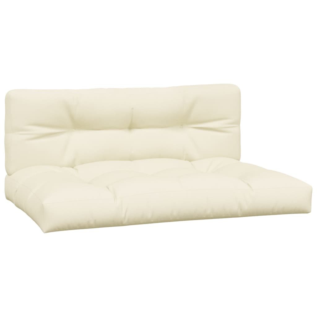 2-piece Pallet Cushion Set, Cream Fabric