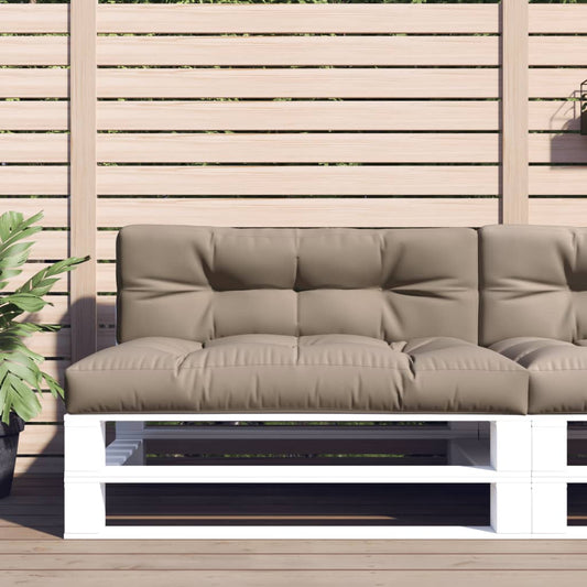 2-piece Pallet Cushion Taupe Fabric