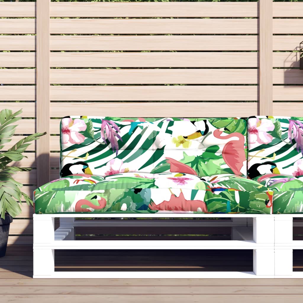 2-piece Pallet Cushion, Multicolor Fabric