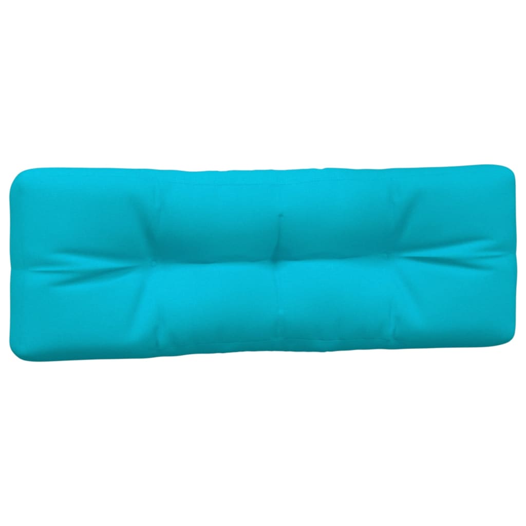 Coussin de palette 2 pièces Tissu turquoise