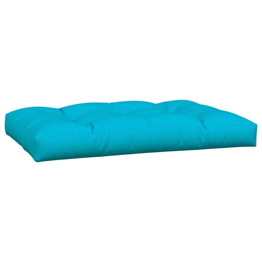Coussin de palette 2 pièces Tissu turquoise
