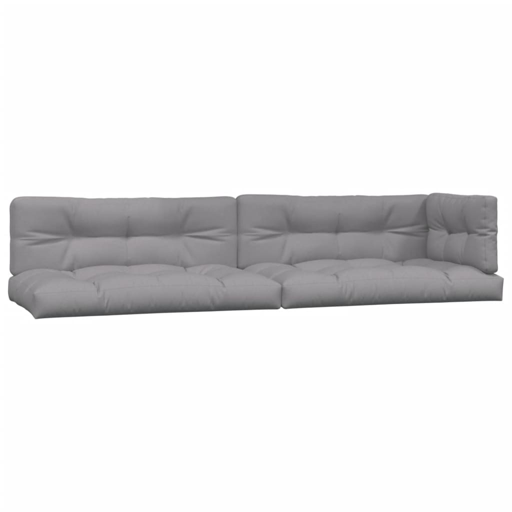 Pallet Cushion Set, 5-piece, Grey Fabric