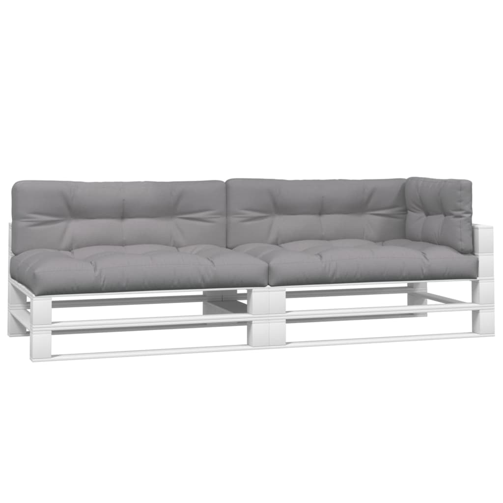 Pallet Cushion Set, 5-piece, Grey Fabric