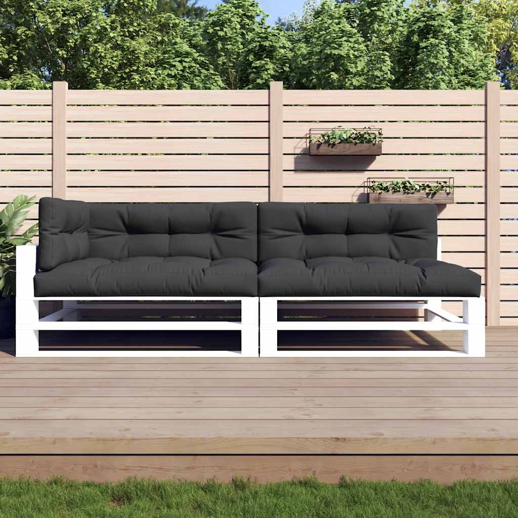 Coussins de palette 5 pièces Tissu noir