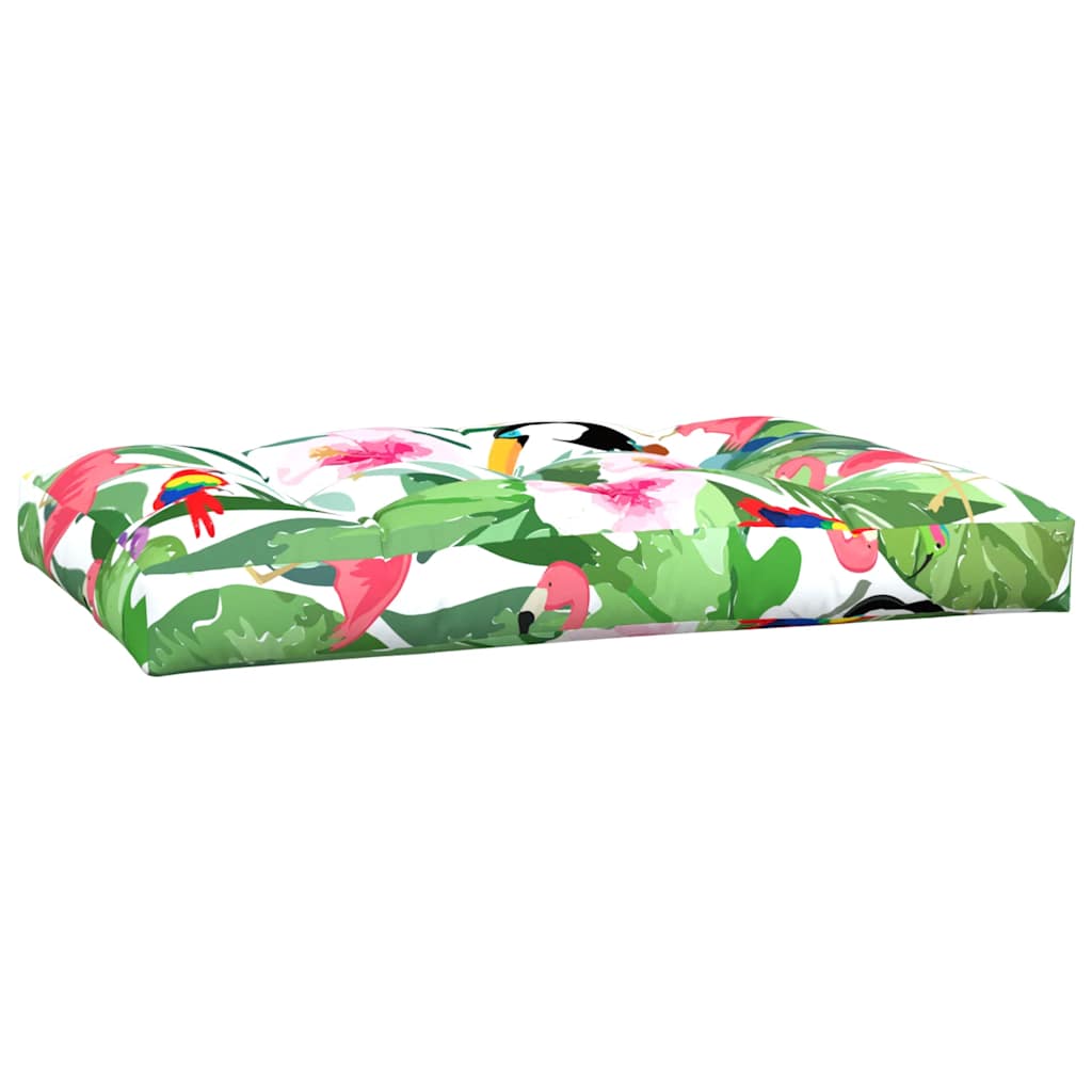 5-piece pallet cushion set, multicolored fabric