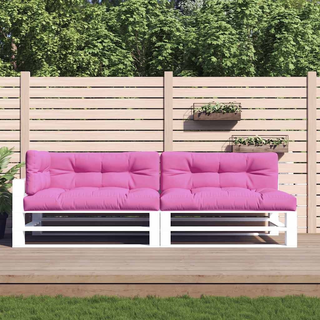 Pallet Cushion Set 5-pc. Pink Fabric