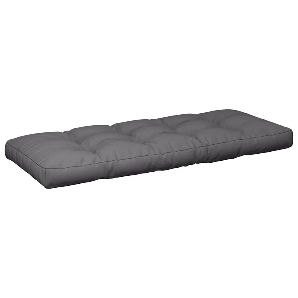 Coussin pour palette 2 pièces Tissu anthracite