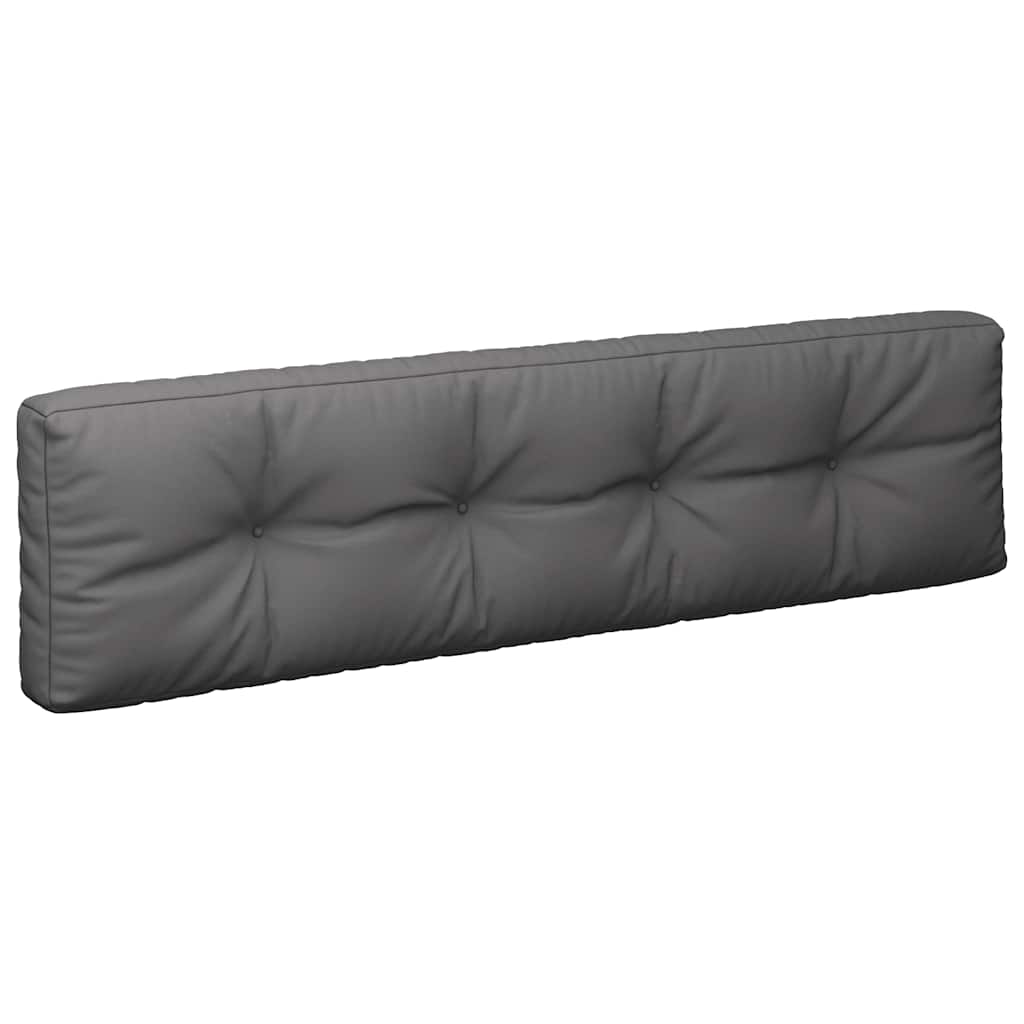 Coussin pour palette 2 pièces Tissu anthracite