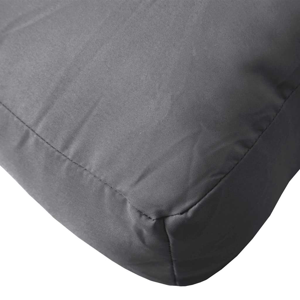 Coussin pour palette 2 pièces Tissu anthracite
