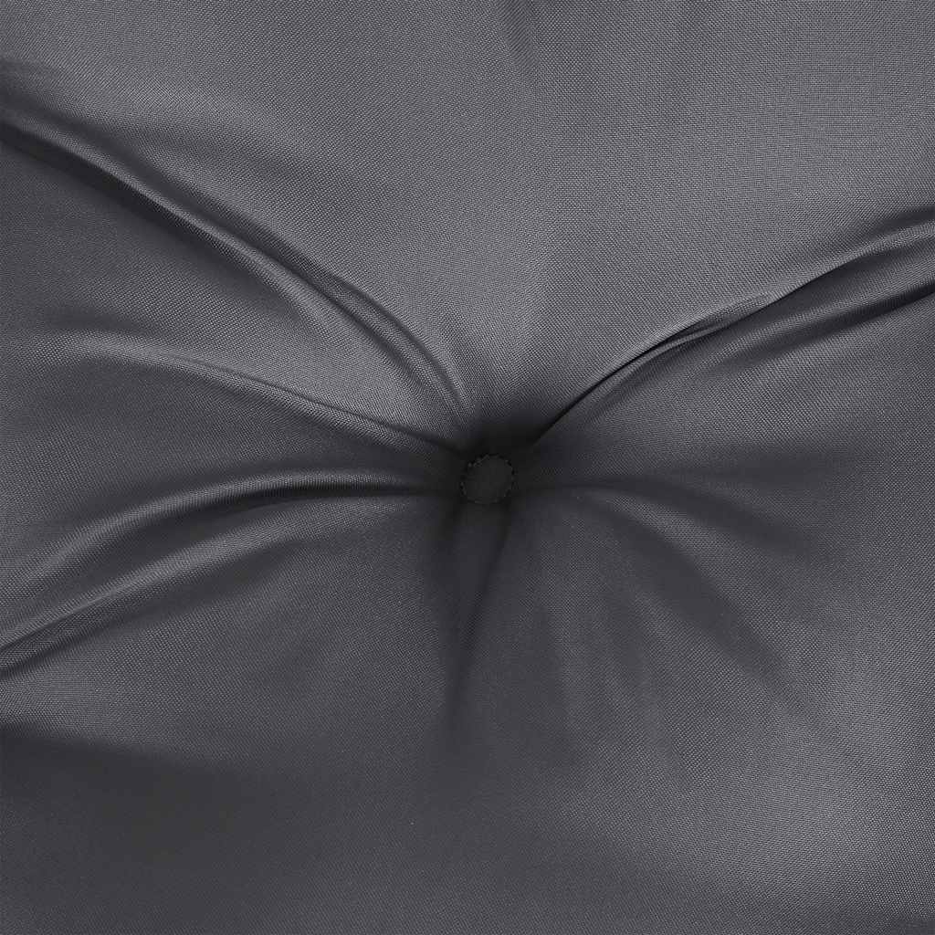 Coussin pour palette 2 pièces Tissu anthracite