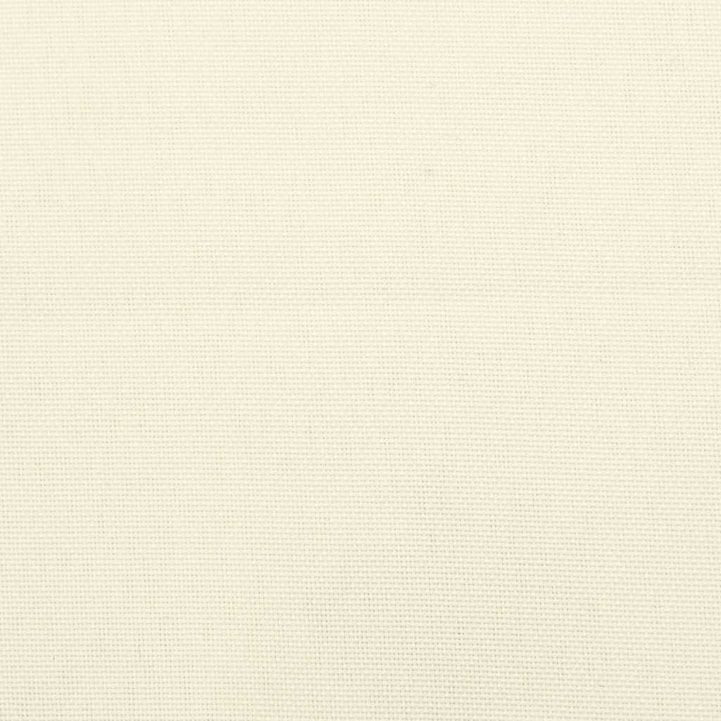 Coussin de palette 2 pièces en tissu crème