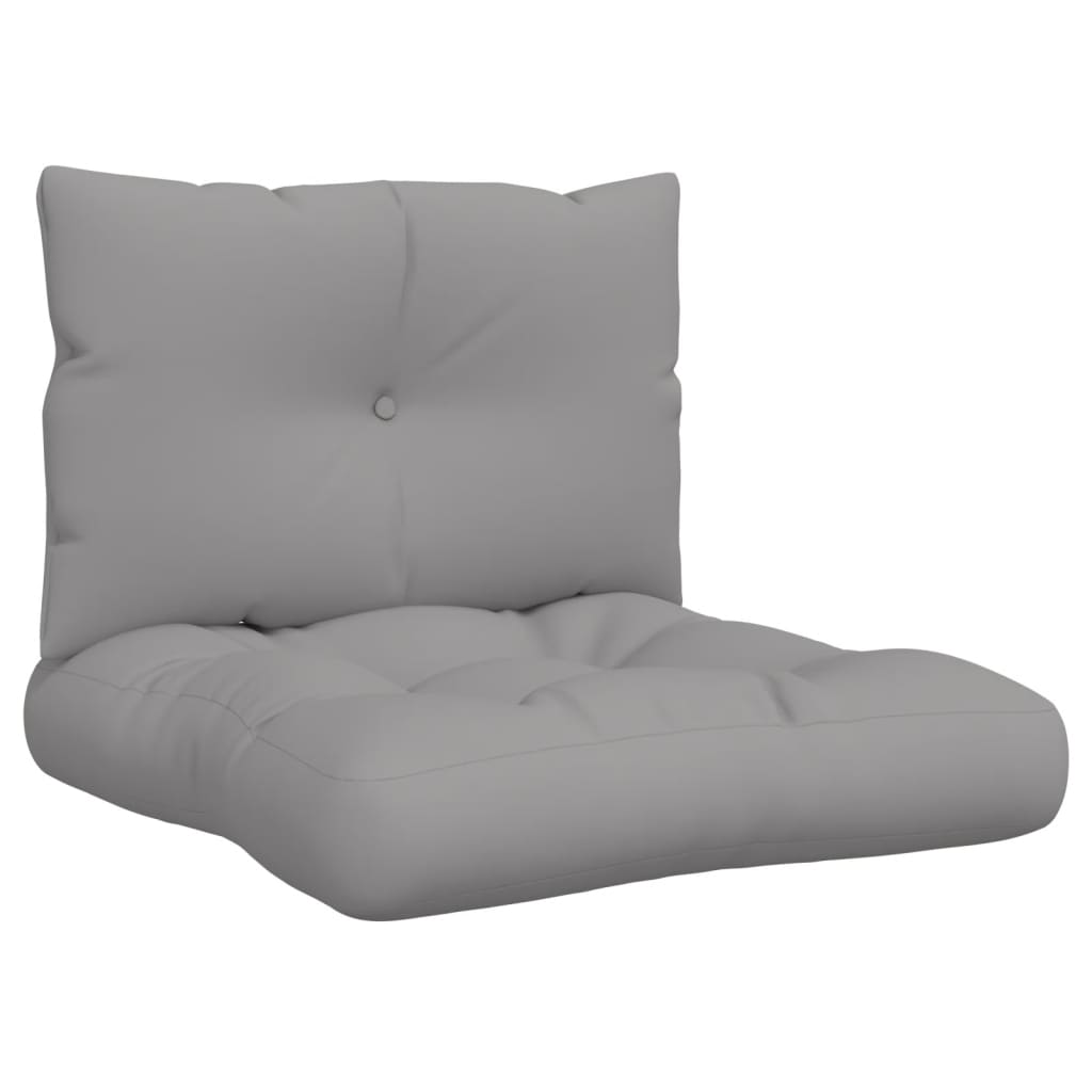 2-piece Pallet Cushion Set, Grey Fabric