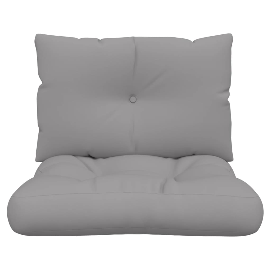 2-piece Pallet Cushion Set, Grey Fabric