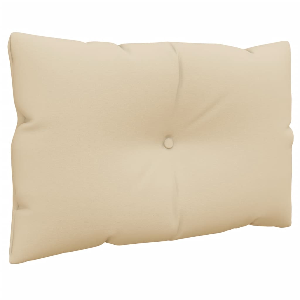 2-piece pallet cushion set, beige fabric