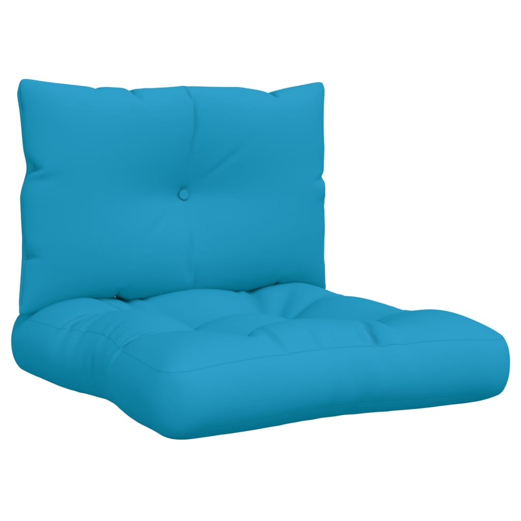 Pallet Cushions 2 pcs. Blue Fabric