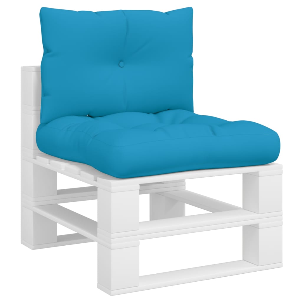 Pallet Cushions 2 pcs. Blue Fabric
