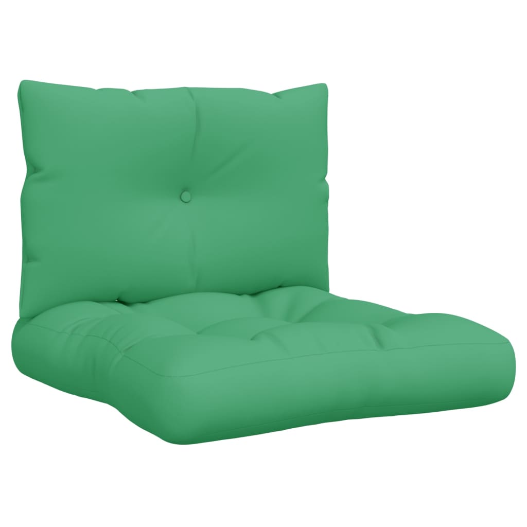Pallet Cushion 2-piece Green Fabric