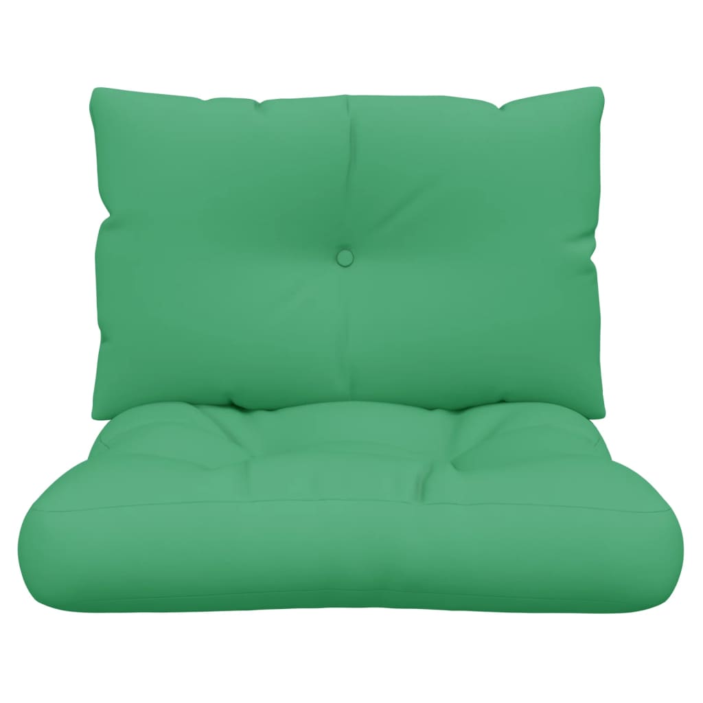 Pallet Cushion 2-piece Green Fabric
