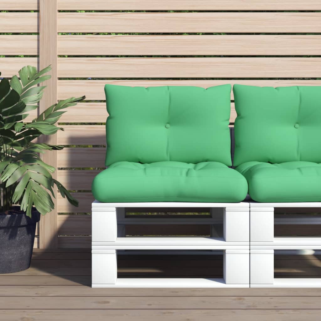 Pallet Cushion 2-piece Green Fabric