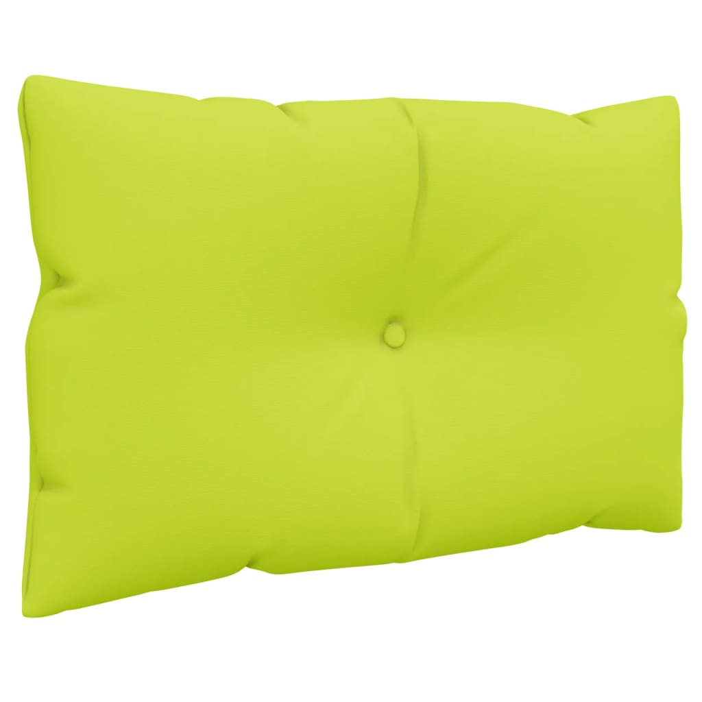 Coussin pour palette 2 pièces Tissu vert vif