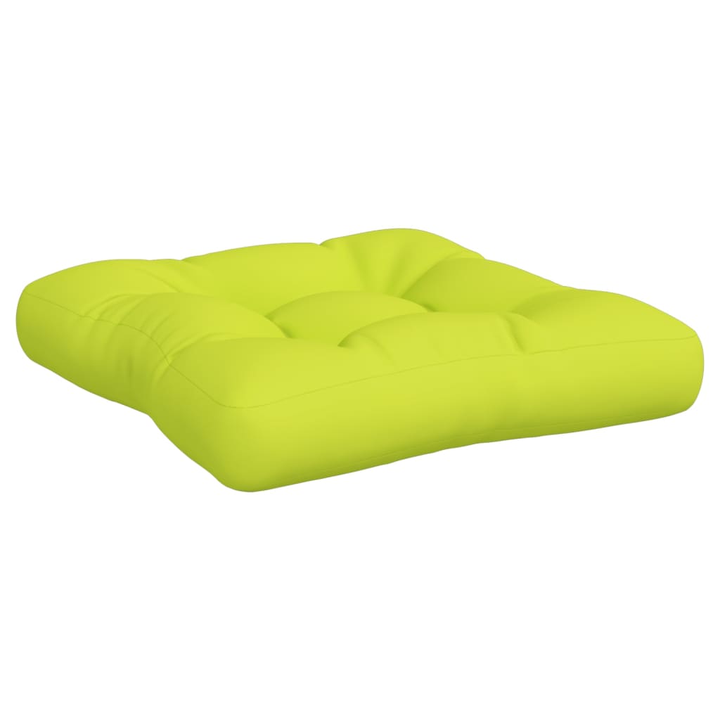 Coussin pour palette 2 pièces Tissu vert vif