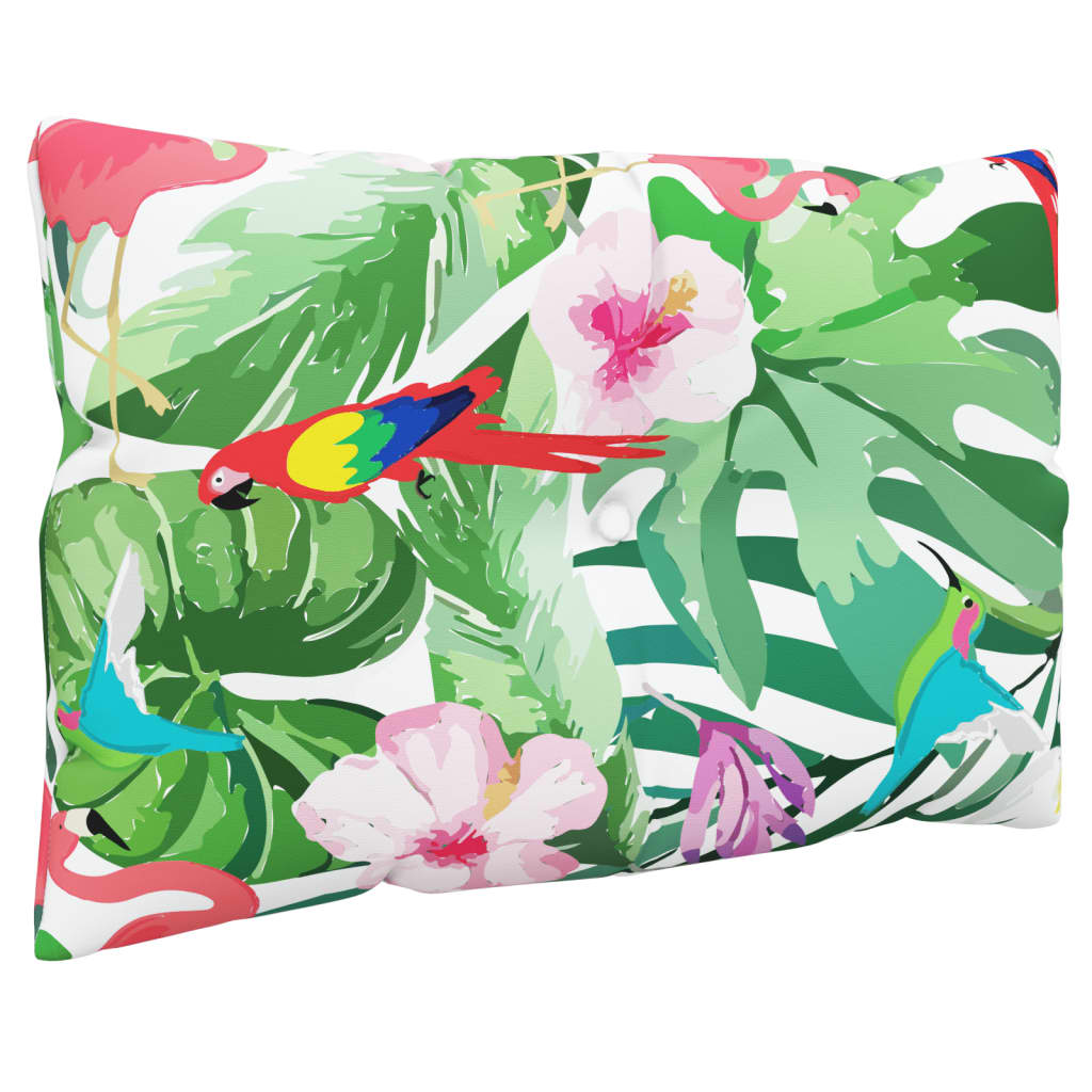 Coussins de palettes 2 pcs Tissu Oxford multicolore