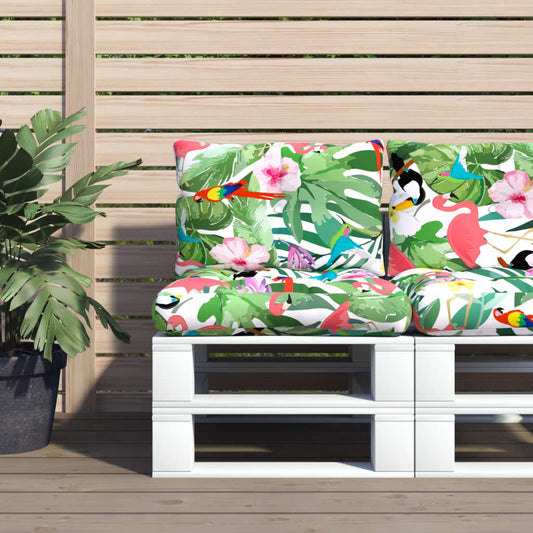 Pallet Cushions 2 pcs. Multicolored Oxford Fabric