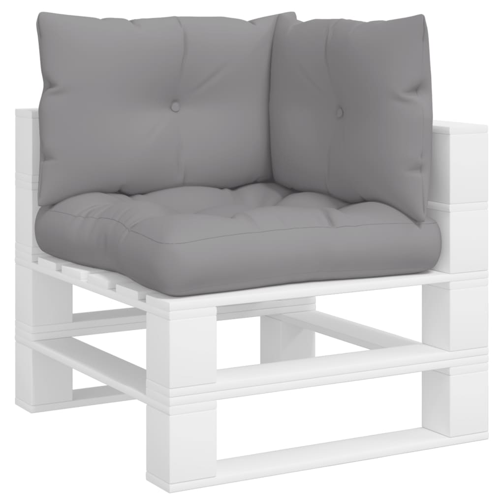 Pallet Cushion 3-pc. Gray Fabric