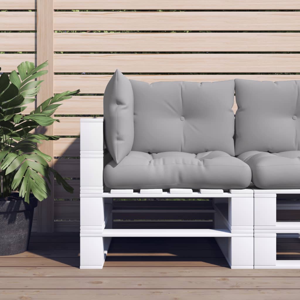 Pallet Cushion 3-pc. Gray Fabric