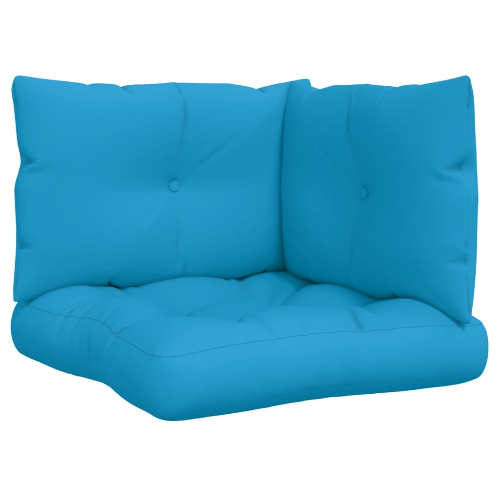 Pallet Cushions 3-pc. Blue Fabric