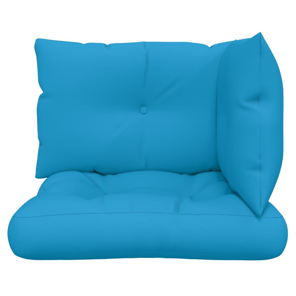 Pallet Cushions 3-pc. Blue Fabric