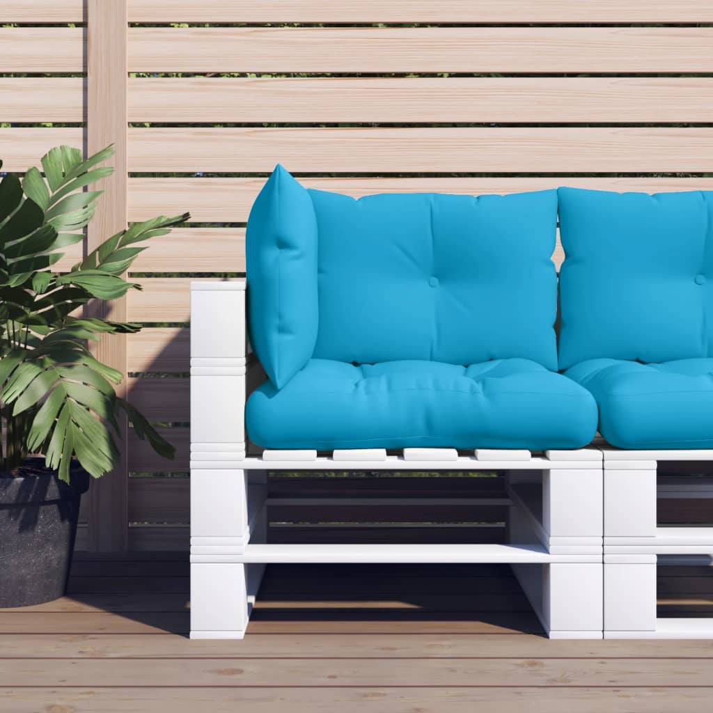 Pallet Cushions 3-pc. Blue Fabric