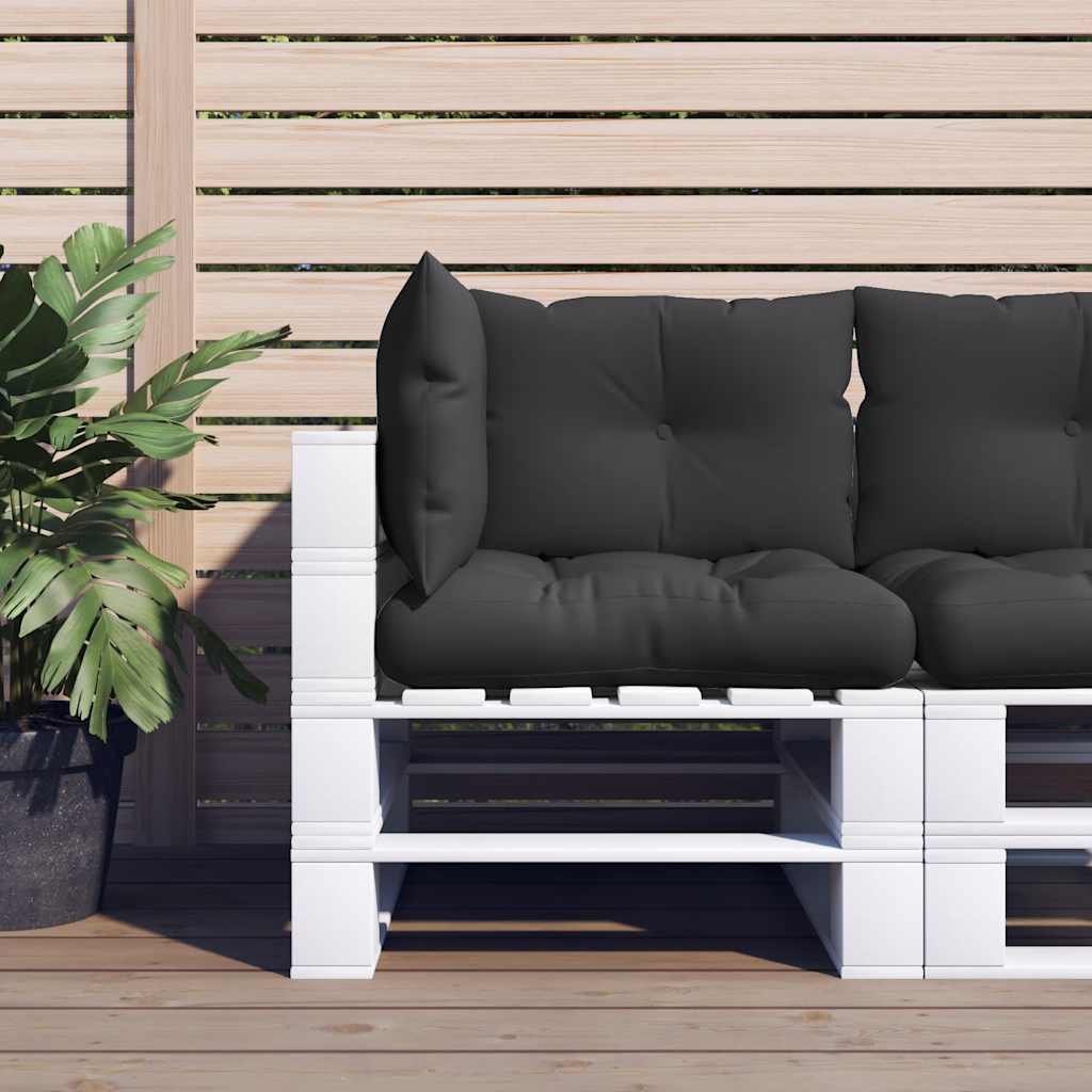 Pallet Cushion 3-pc. Black Fabric