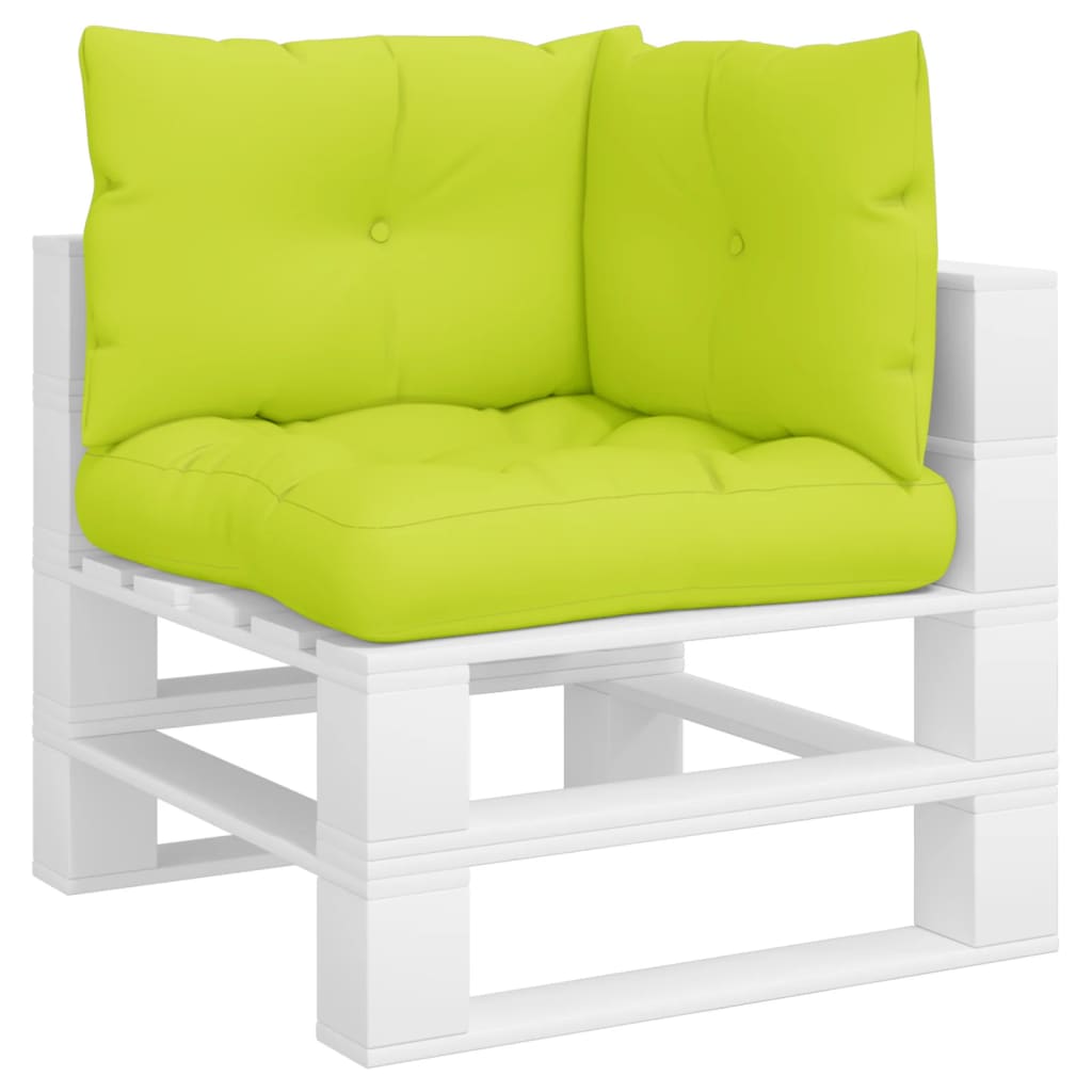 Coussins de palette 3 pièces Tissu vert clair