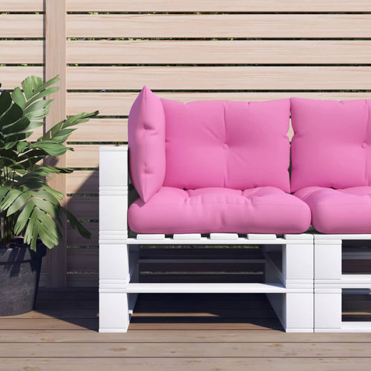 Pallet Cushions 3 pcs. Pink Oxford Fabric