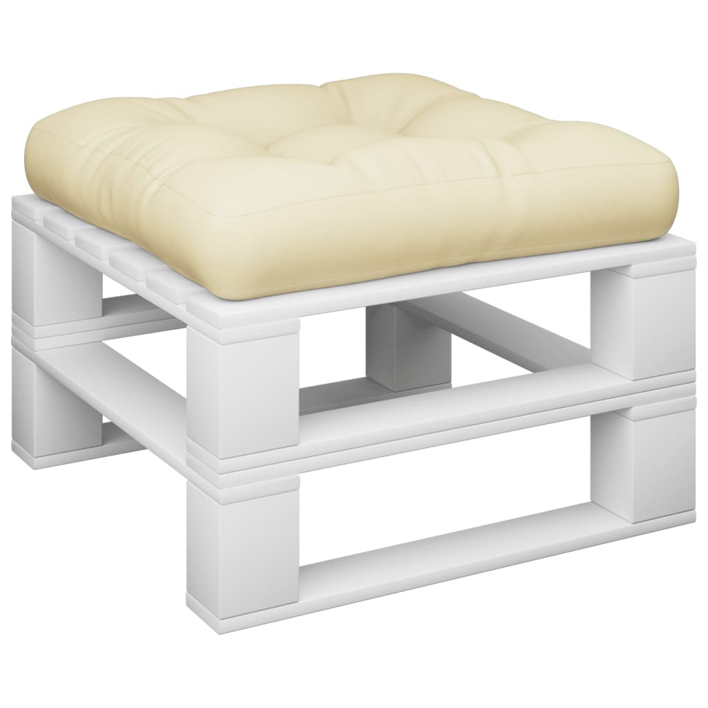 Pallet Cushion Cream 60x61.5x10 cm Fabric