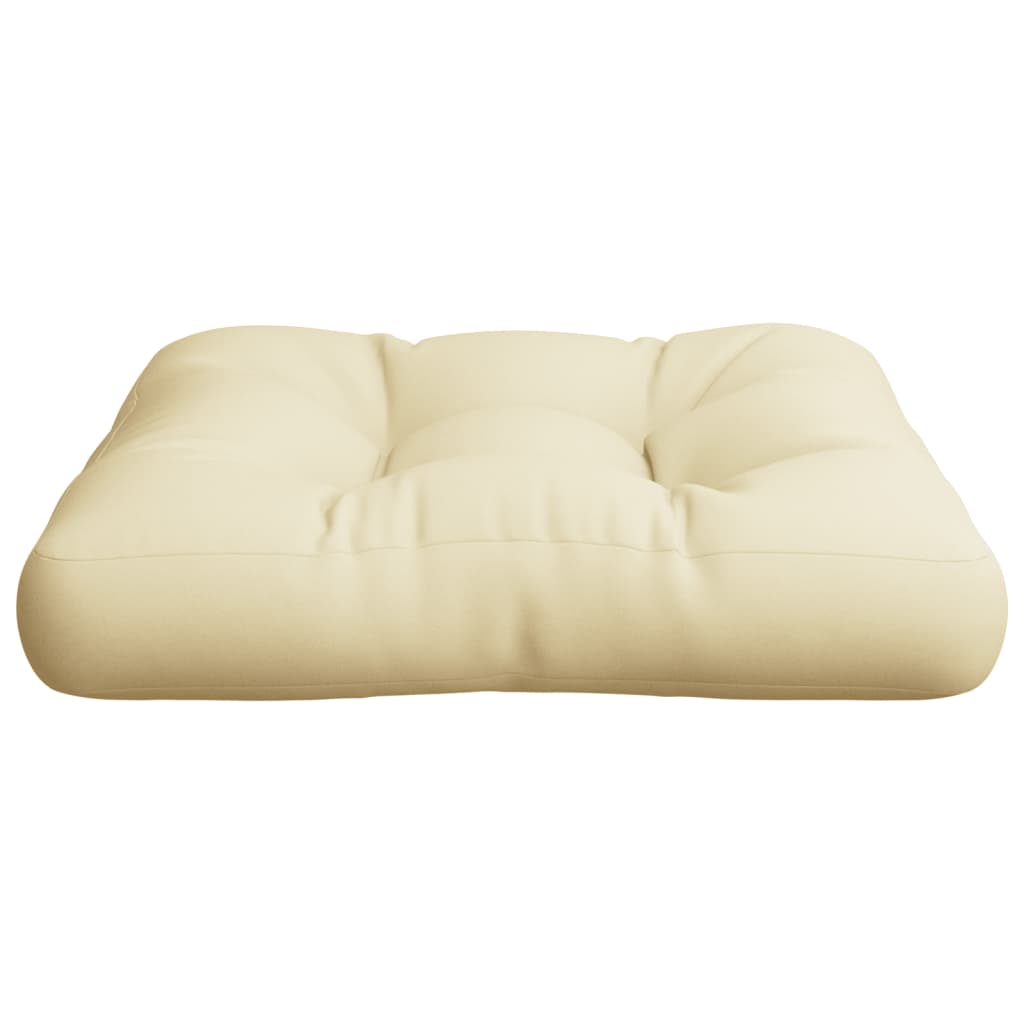 Pallet Cushion Cream 60x61.5x10 cm Fabric