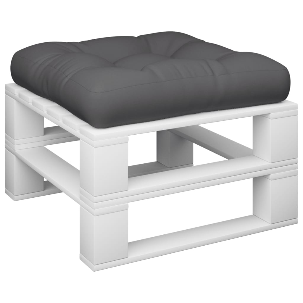 Pallet Cushion Anthracite 58x58x10 cm Fabric
