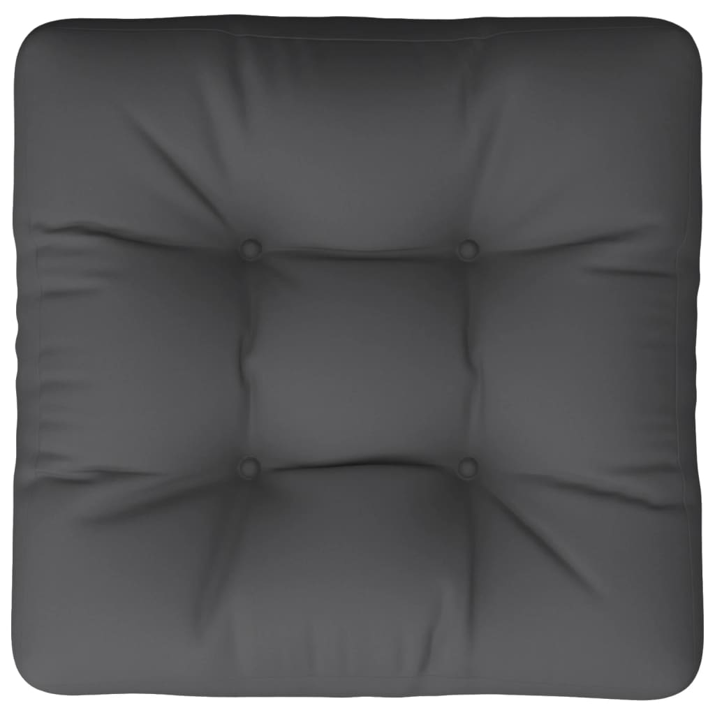 Pallet Cushion Anthracite 58x58x10 cm Fabric
