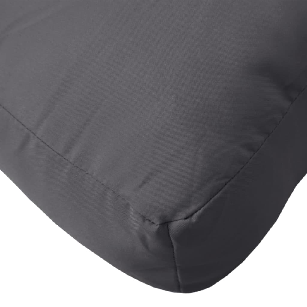 Pallet Cushion Anthracite 58x58x10 cm Fabric