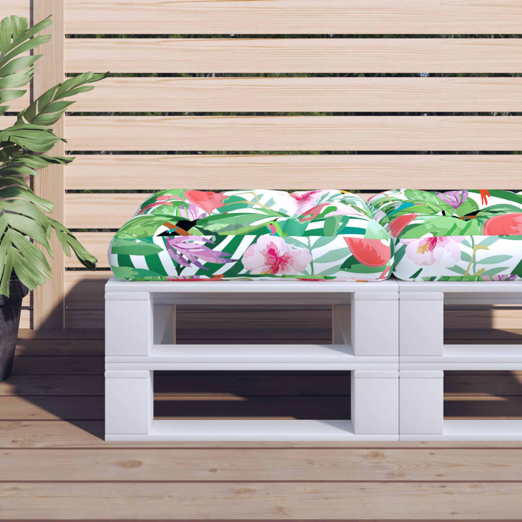 Pallet Cushion Multicolored 58x58x10 cm Oxford Fabric