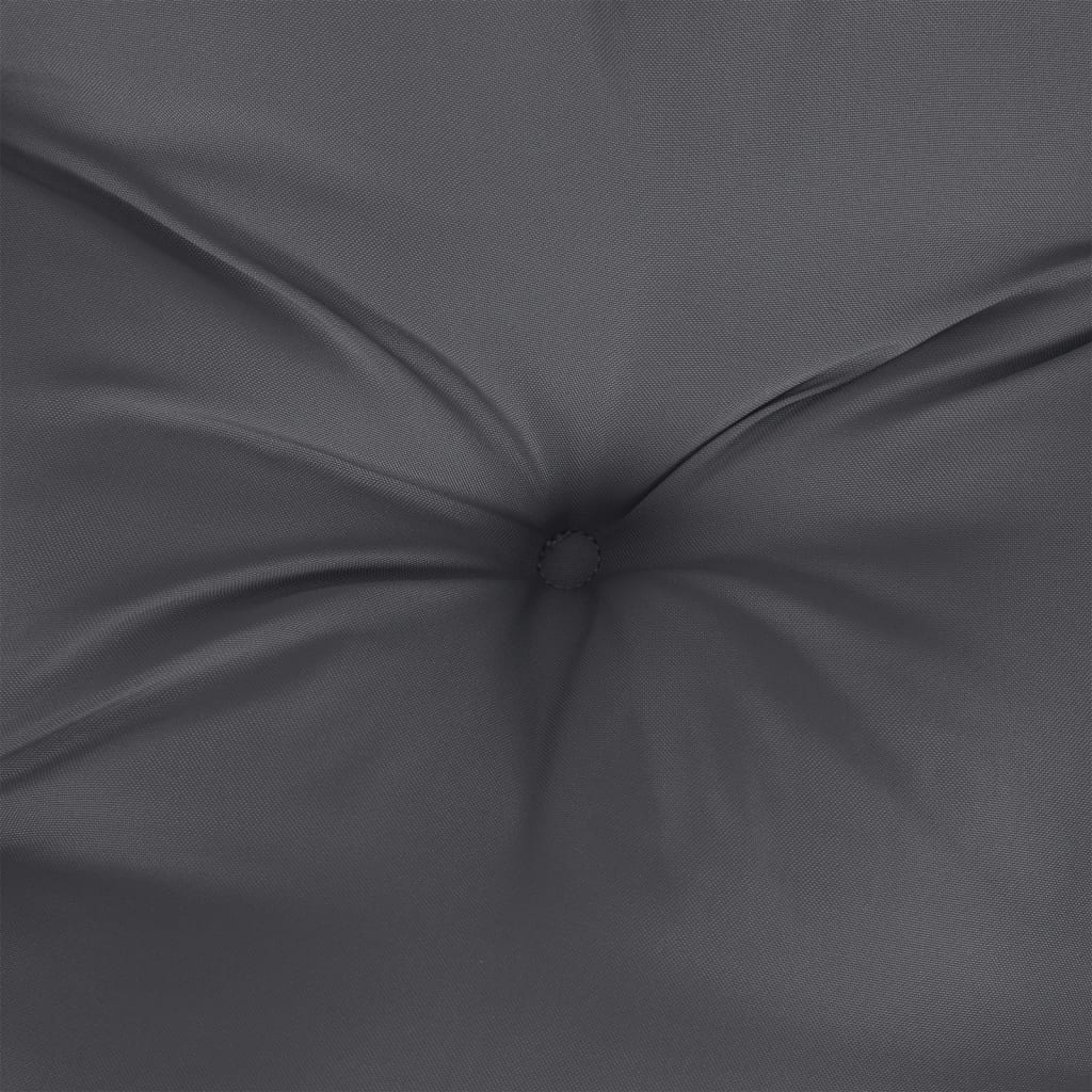 Coussin pour palette 2 pièces Tissu anthracite