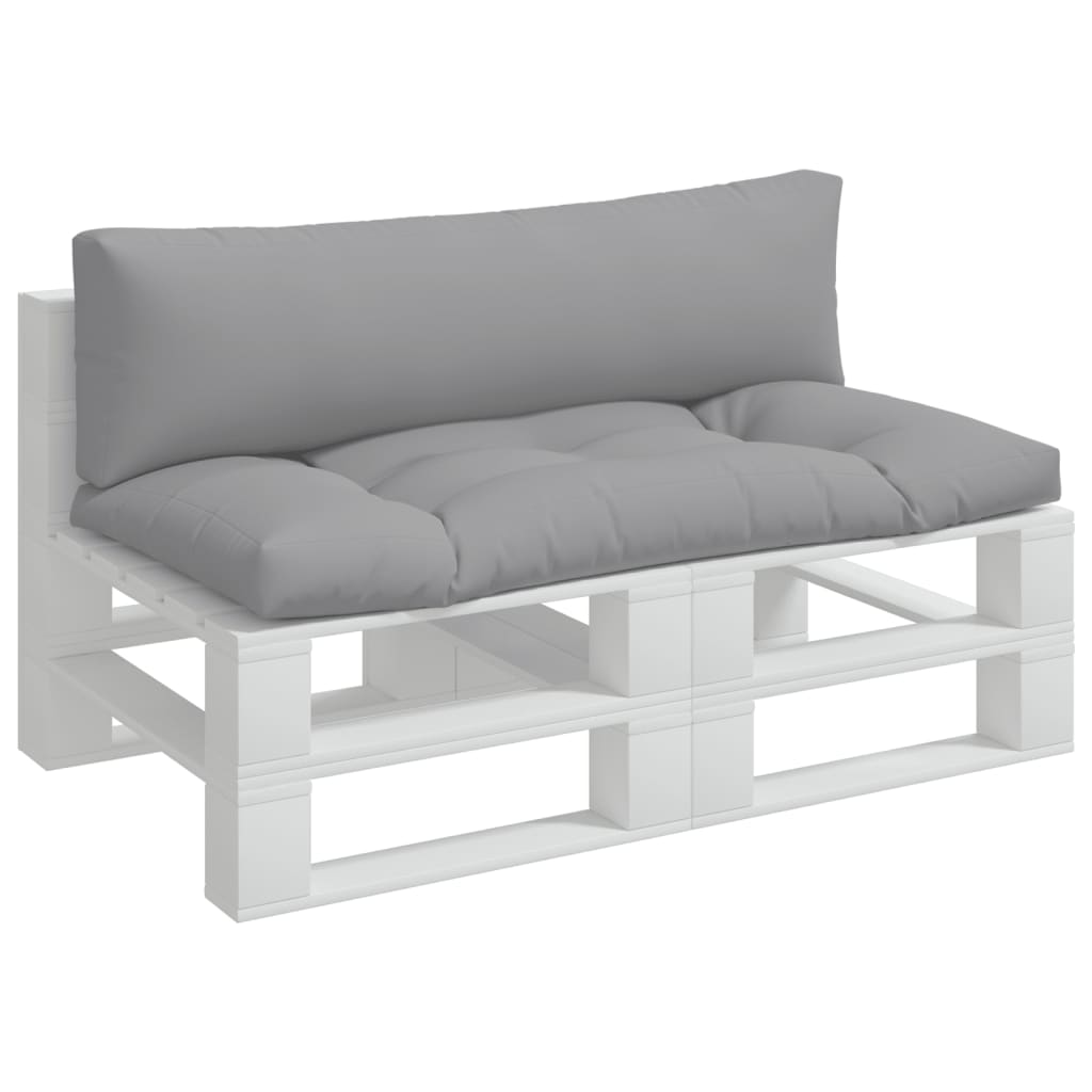 2-piece Pallet Cushion Set, Grey Fabric