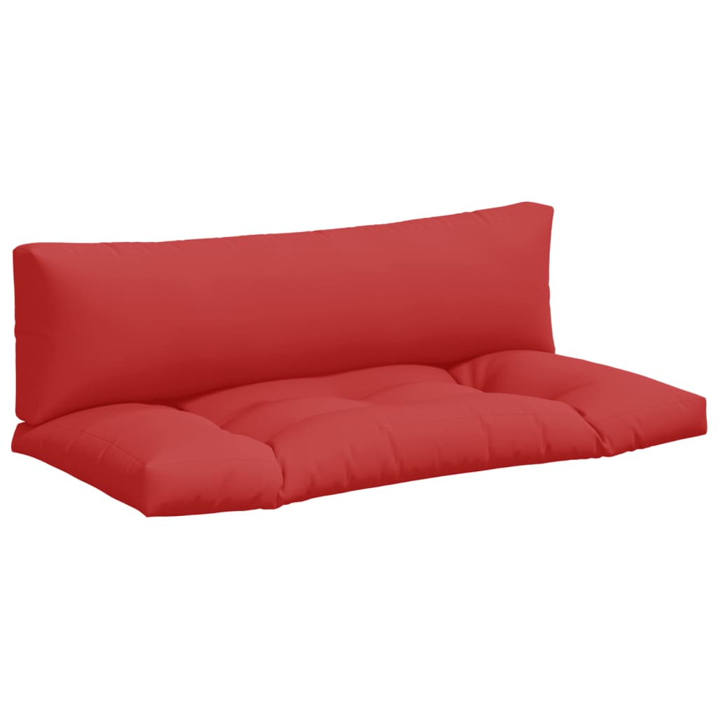 Pallet Cushion 2-pc. Red Fabric