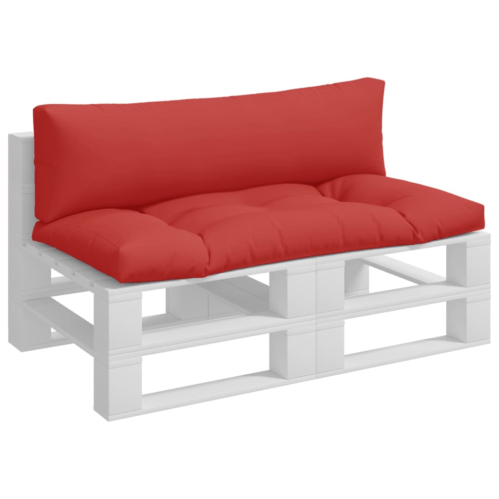 Pallet Cushion 2-pc. Red Fabric